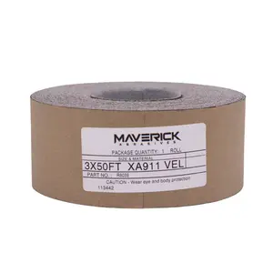 Combat Abrasives | Drum Sander Roll With Hook & Loop Backing Industrial Heavy Duty