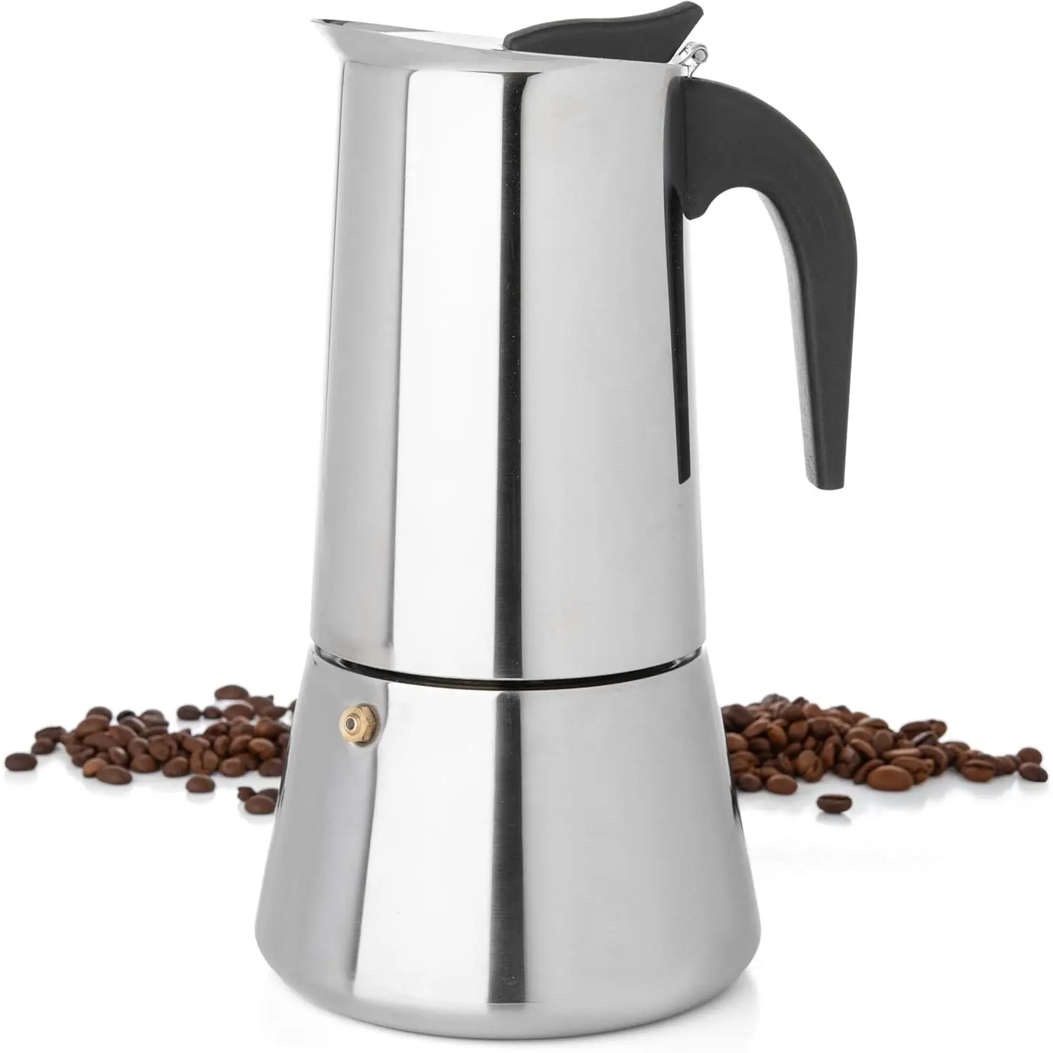 12 Cup Greca Stovetop Espresso Pot 600ml/20oz, Moka Pot with Coffee  Percolator Design, Stainless Steel Stove Top Coffee Maker for Camping or  Use,Italian Stovetop Espresso Maker - TikTok Shop