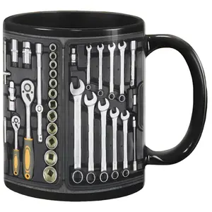 Mechanic Coffee Mugs, Auto Mechanic Gift, Tools Box, Handyman Tool Set Wrenches, Car Lovers Gift, Gifts For dad, Gift For Him, Husband Gifts