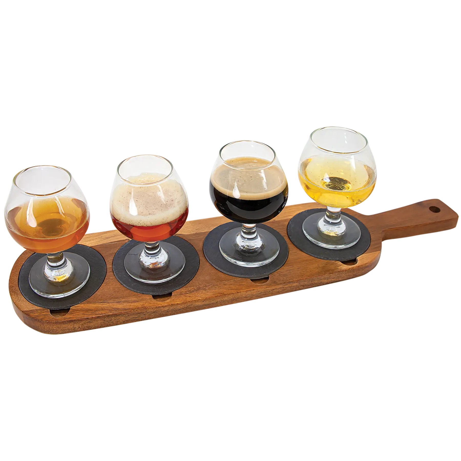 Custom Slate Serving Tray Flight with Custom Slate Inserts | Personlized Slate Inserts | For Your Home Bar | Multiple Designs