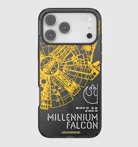 MagSafe Cellphone Case for iPhone 17 Pro Max, PopSockets Millennium Falcon Design, Handheld Smartphone Cover & Accessory, Accessories