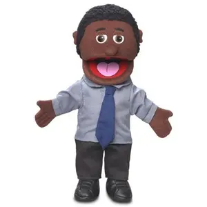 Calvin, Man Puppet, Black (14")
