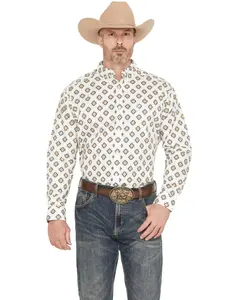 Ariat Men's Cai Southwestern Print Long Sleeve Button-Down Western Shirt - 10054671