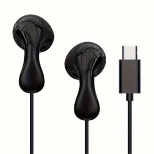 High-Quality Wired Earphones, Semi-In-Ear Style, Compatible with Phones and Computers, Ideal for Gaming & Karaoke, Features In-Line Controls and Mic