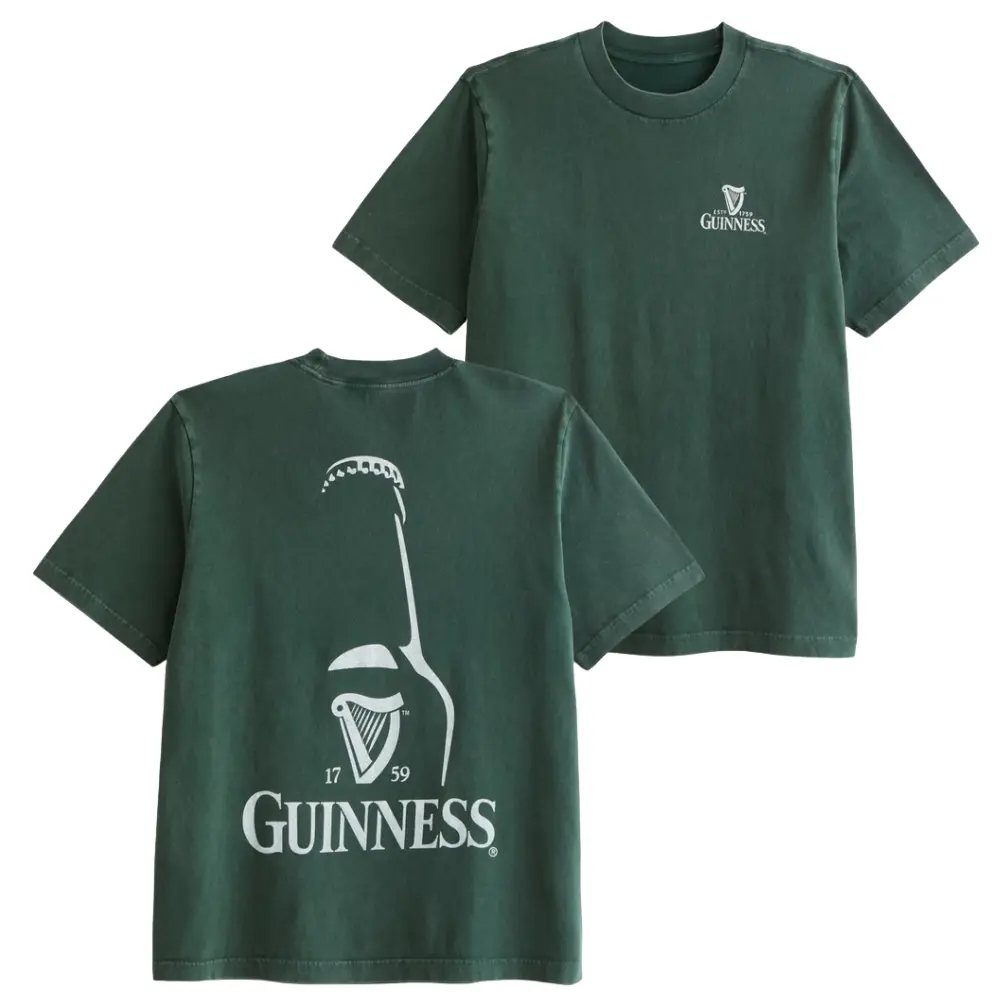 Retro Vintage Guinness Shirt, 1759 Guinness Harp Logo Vintage Graphic on Soft Comfort Colors Cotton, Unisex Fit for Beer Lovers, Perfect Gift for Dad or Ireland Fan