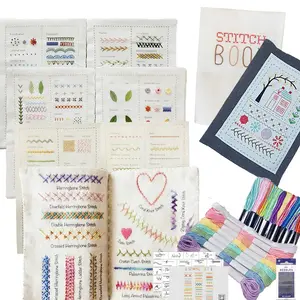 Beginner Embroidery Sewing Book, Creative DIY Embroidery Sewing Book, Sewing Books with Pattern Tutorial, Craftsmanship Essentials, Embroidery Design