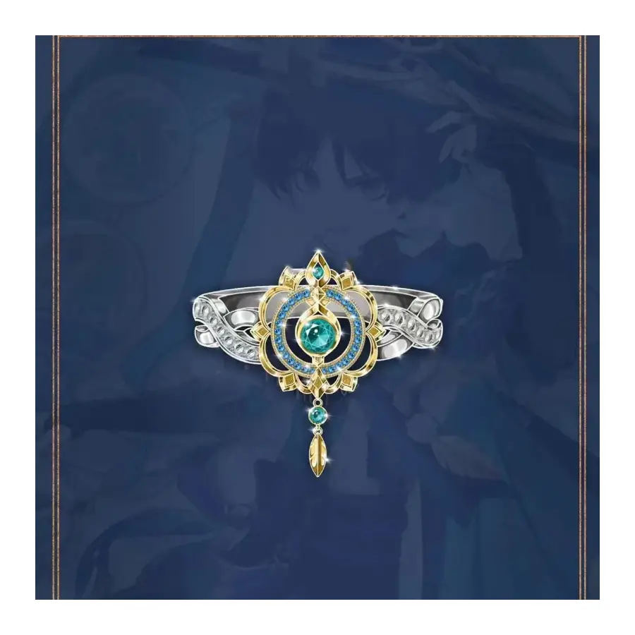 Genshin Impact Scaramouche Open Ring: Adjustable Cosplay Prop with Birthday Jewelry Gifts for Boys and Girls