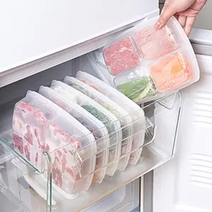 microwave thawing storage box, refrigerator refrigerated food fresh-keeping box, food grade frozen sealed sub-assembly vegetable box