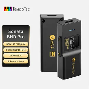 TempoTec Sonata BHD Pro USB C DAC,Headphone Amplifier 4.4mm& 3.5mm,PCM384kHz,DSD256,MQA8X,TIDAL for iPhone&Android&MacOS&WIN