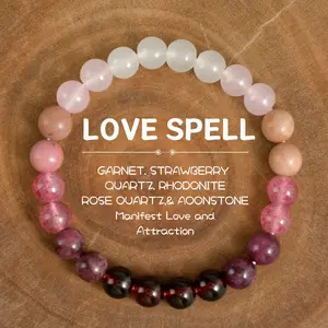 Fire Element Bead Crystal Bracelet, Ignite Your Passion Red Bracelet, Positive Energy, Perfect Gift for Gemstone Lover,