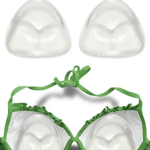 Waterproof Push-Up Bra Pad, Push Up Padding, Invisible Transparent Design, Full Coverage, Loose-Fitting, Ideal for Swimming & Sports, Spring & Fall, Invisible Adhesive Bra, Adhesive Bra Pads, Underwear