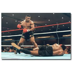 MIKE TYSON BOXING LEGEND SILK POSTER