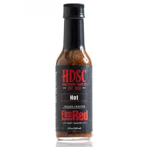 FIRE! Roasted Red Hot Sauce - Fire Roasted Tomato, Poblano & Jalapeno w/Extremely Hot Peppers