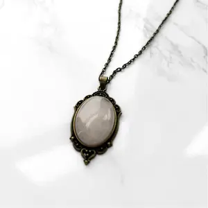 Rose Quartz Pendant | Crystal Necklace | Witchy Jewelry