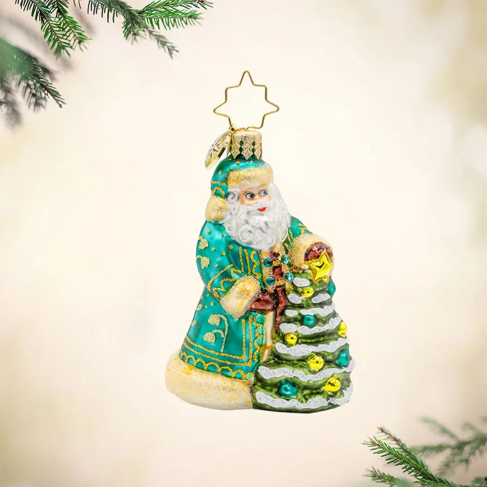 Santas Tinsel Touch Gem