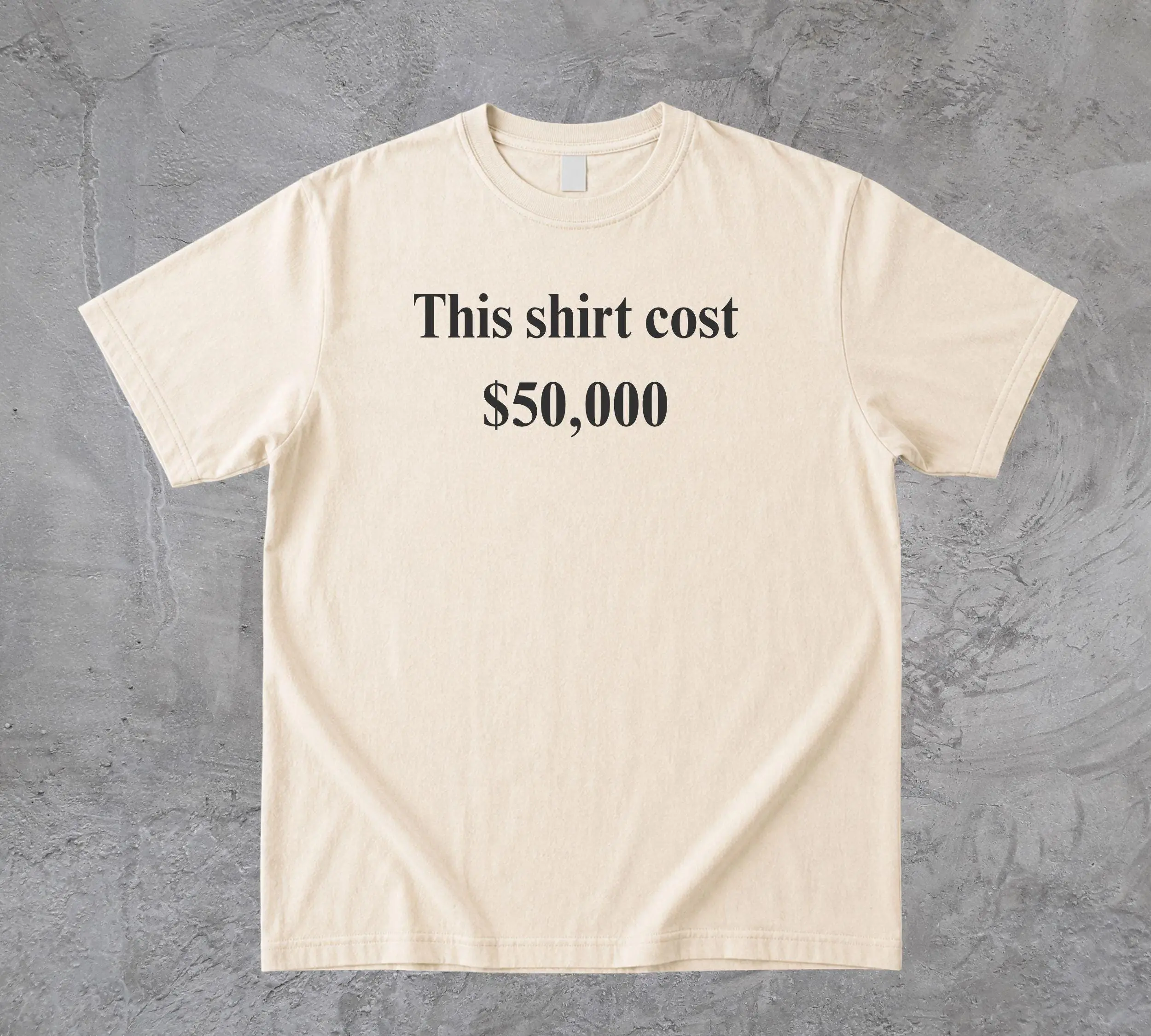 This shirt cost 50,000 dollar Comfort Color Tee Pure Cotton Fabric Casual Crew Neck Short Sleeve Soft-Washed T-Shirt Trendy Tops for Women for Men