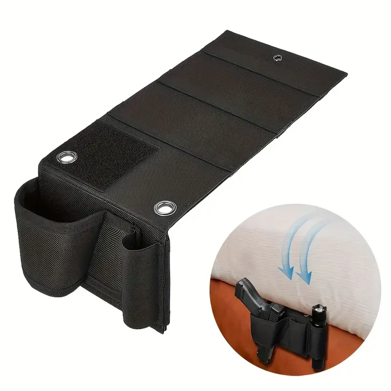 High-Quality Tactical Universal Pistol Holster - Quick Access, Concealed, Bottom-Mounted, Suitable for Car Seats, Bedside, Valentine's Day Gift for Hunting Enthusiasts, Tactical Holster, Universal Holster