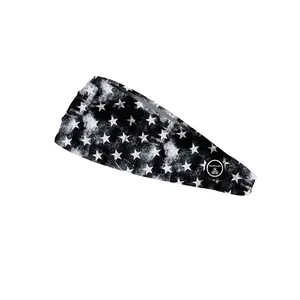 RAVEbandz The Pro - Wide Stretch Headband (Anthem - Black)
