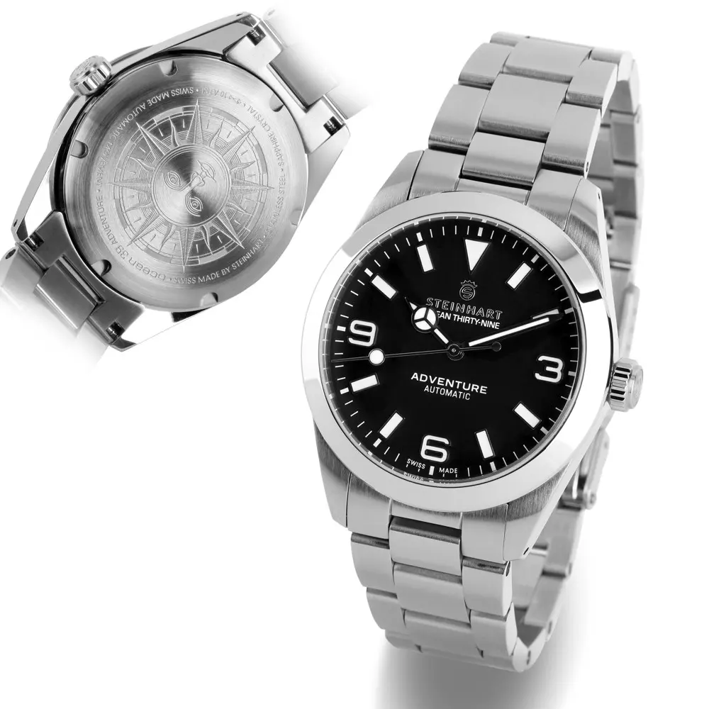 Steinhart Ocean 39 Adventure Classic Automatic 39mm Men's Diver Watch 103-1316