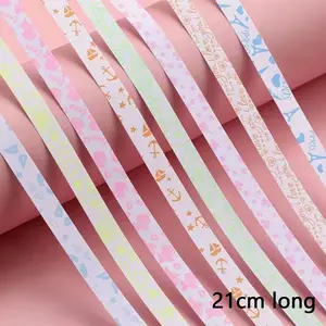 210PCS Luminous Origami Stars Paper Strips 10Colors Folding Paper Colorful Lucky Star Origami DIY Hand Arts Make Glow at night