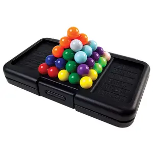 Wisdom Magic Beads 3D Puzzle Pyramid Tray Children's Training Logical Thinking Educational Toy