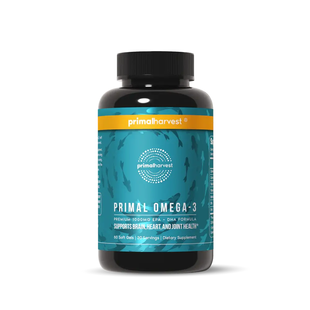 Primal Omega 3 – High-Potency EPA & DHA for Heart, Brain & Joint Health, Soft Gels Capsules, No Fishy Burps, Non-GMO Primal Omega 3 – High-Potency EPA & DHA for Heart, Brain & Joint Health, Soft Gels Capsules, No Fishy Burps, Non-GMO