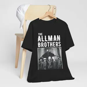 Allman Brothers Live Album Retro Tee, Vintage Band Shirt for Music Lovers, Duane Gregg Dickey Fans, Unisex Jersey Short Sleeve T-Shirt