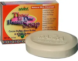 Madina Three in One Butter Soap, 3.5 oz (Pack of 6) Body Care Comfort
