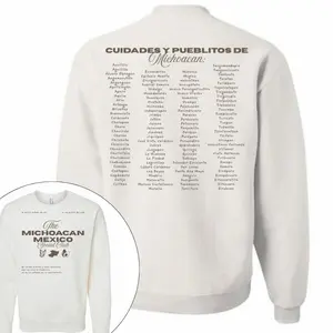 Michoacan Social Club 2 SIDES T-Shirts, Crewneck Sweatshirts & Pullover Hoodie Womenswear Printed