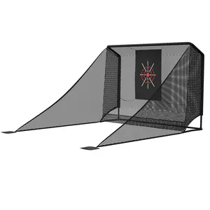 Golf Net with Practice Mat 10x7FT Hitting Aid Nets for Backyard Driving Chipping Training Swing Target Mat Balls Outdoor Indoor Gifts for Men Dad Him and Golfer