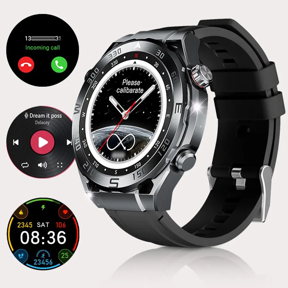 2025 Smart watch, Wireless Calling/Dialing, Message Reminder, 100+ Sport Mode, Call reminder and Rejection, Various APP reminders, Wearable Smartphon