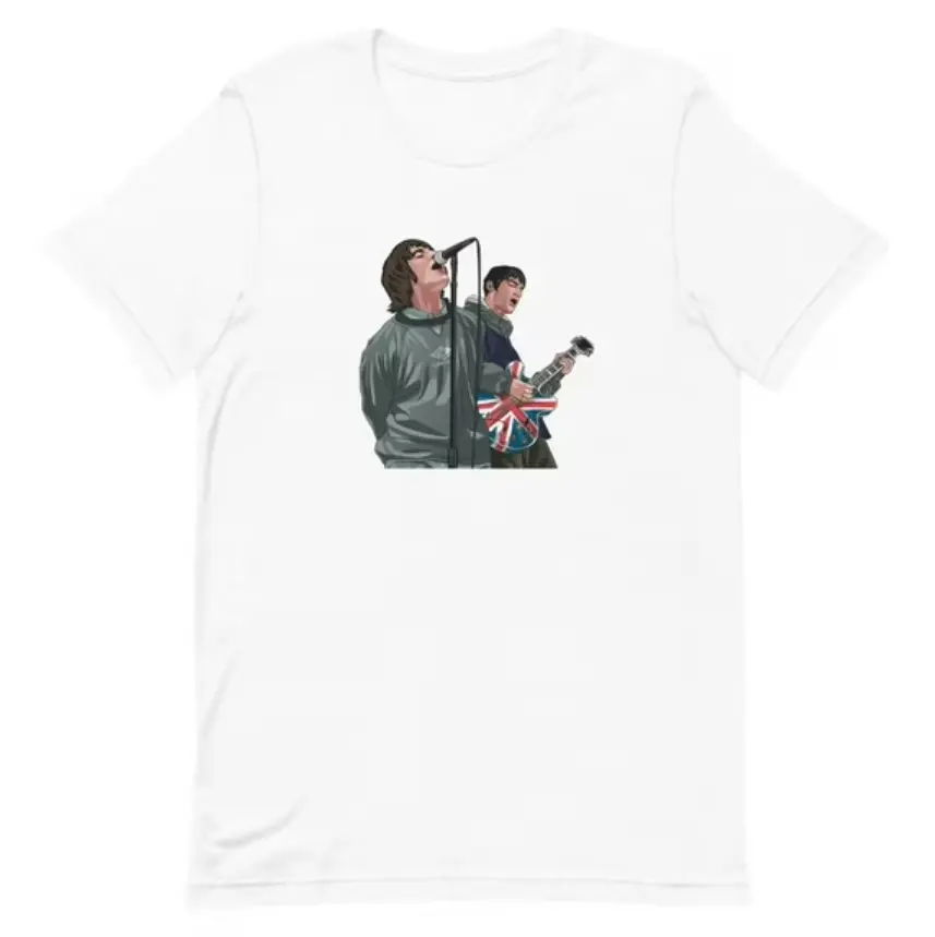 Oasis TShirt Oasis Maine Road T-Shirt Liam Gallagher Noel