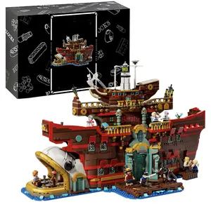 The Floating Restaurant Building Set for Adults - Collectible Building Blocks for Fans, 18+ - Arts and Crafts DIY Kit W/10 Minifigures - Gift Idea for Birthdays