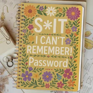 1pc Simple Password Book, Minimalist Advanced Address Password Manager With Website Password Quick Access Username And Password Storage Perfect For Home Office Internet Computer Logins, Great Holiday Gifts