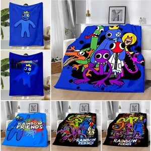 Game Rainbow Friends Printed Blanket Picnic Blankets Warm Blanket Soft and Comfortable Blanket Home Travel Birthday Gift