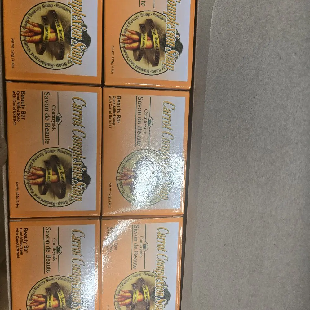 carrot complexion soap  12packs