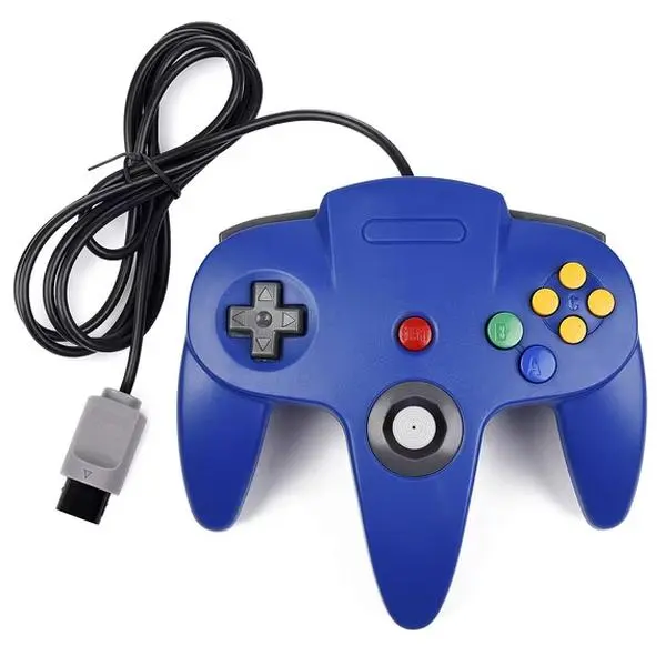 Wired Controller Compatible with Nintendo 64 - Blue, Drift Tested, Brand New