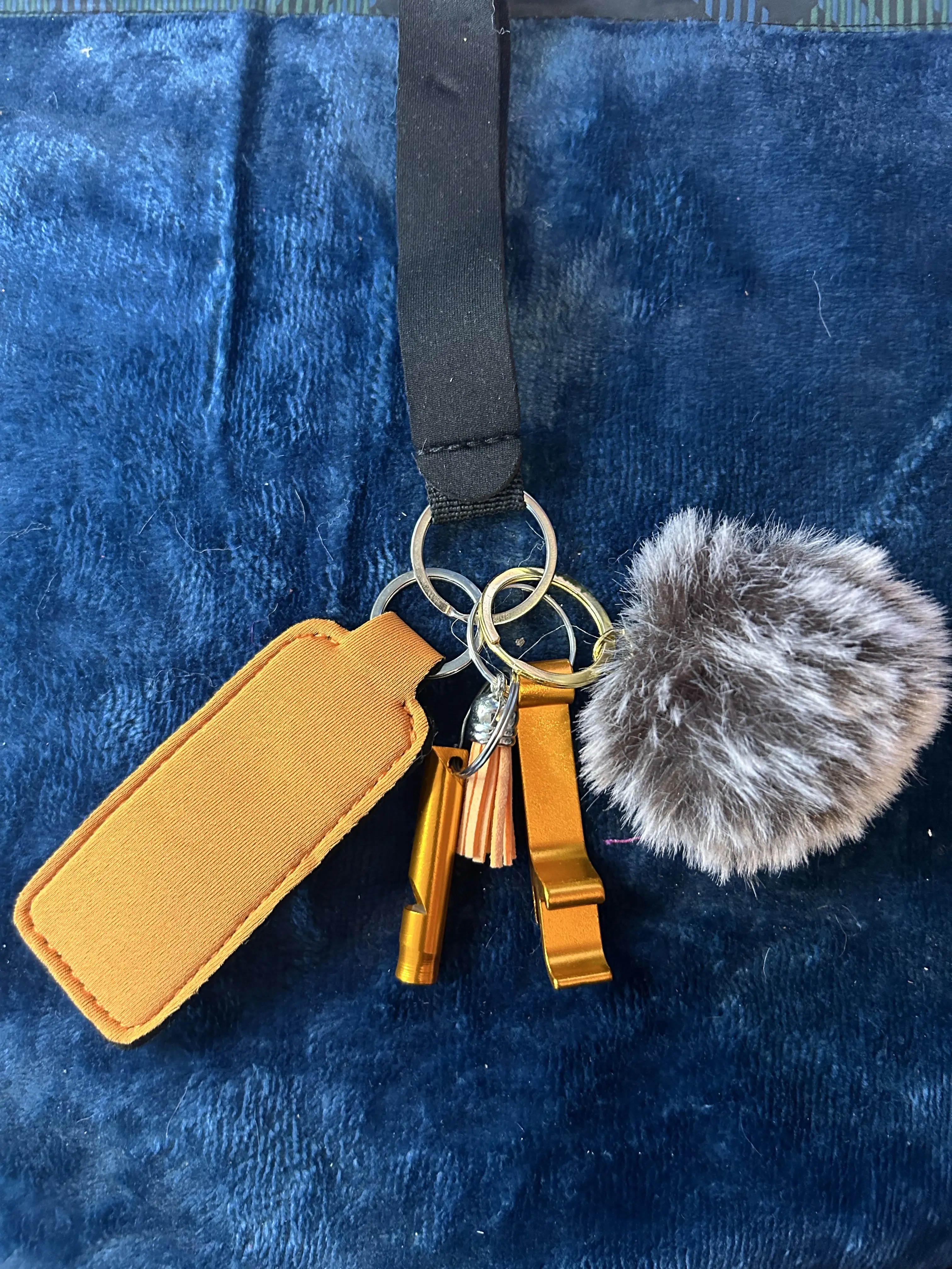Safety Key Chain Set Halloween, Fashionable Keychain & Phone Chain & Wristband, Trendy Exquisite Accessories for Women
