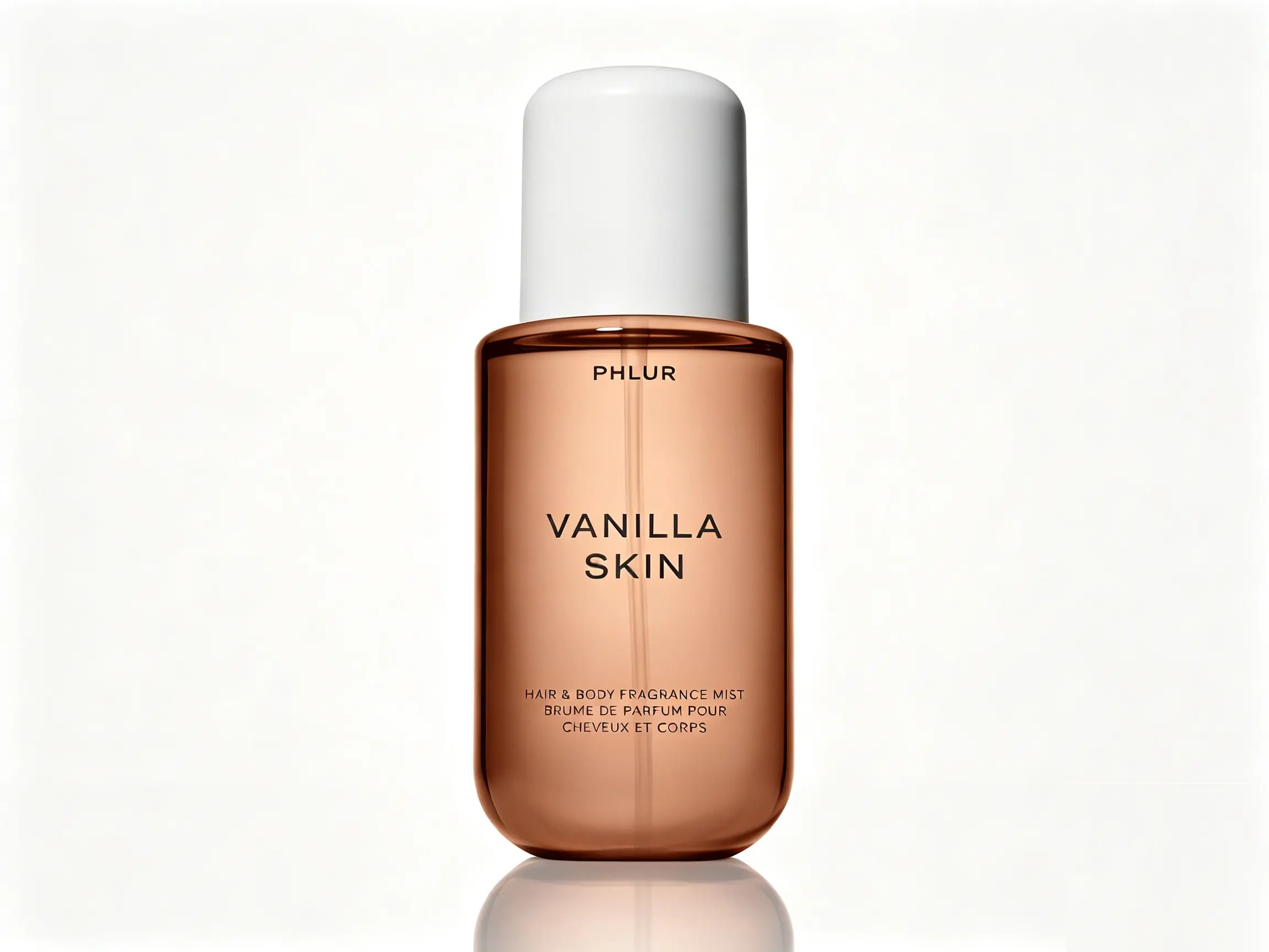 PHLUR Vanilla Skin Hair & Body Mist 240ml (8 Fl Oz), Warm Vanilla Perfume Spray for Women, Luxurious Scent Blended with Pink Pepper, Cashmere Wood & Sandalwood