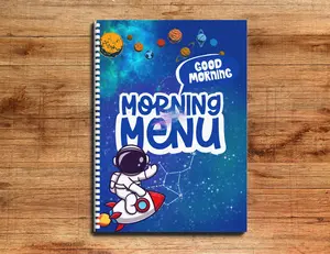 Outerspace Themed Morning Menu