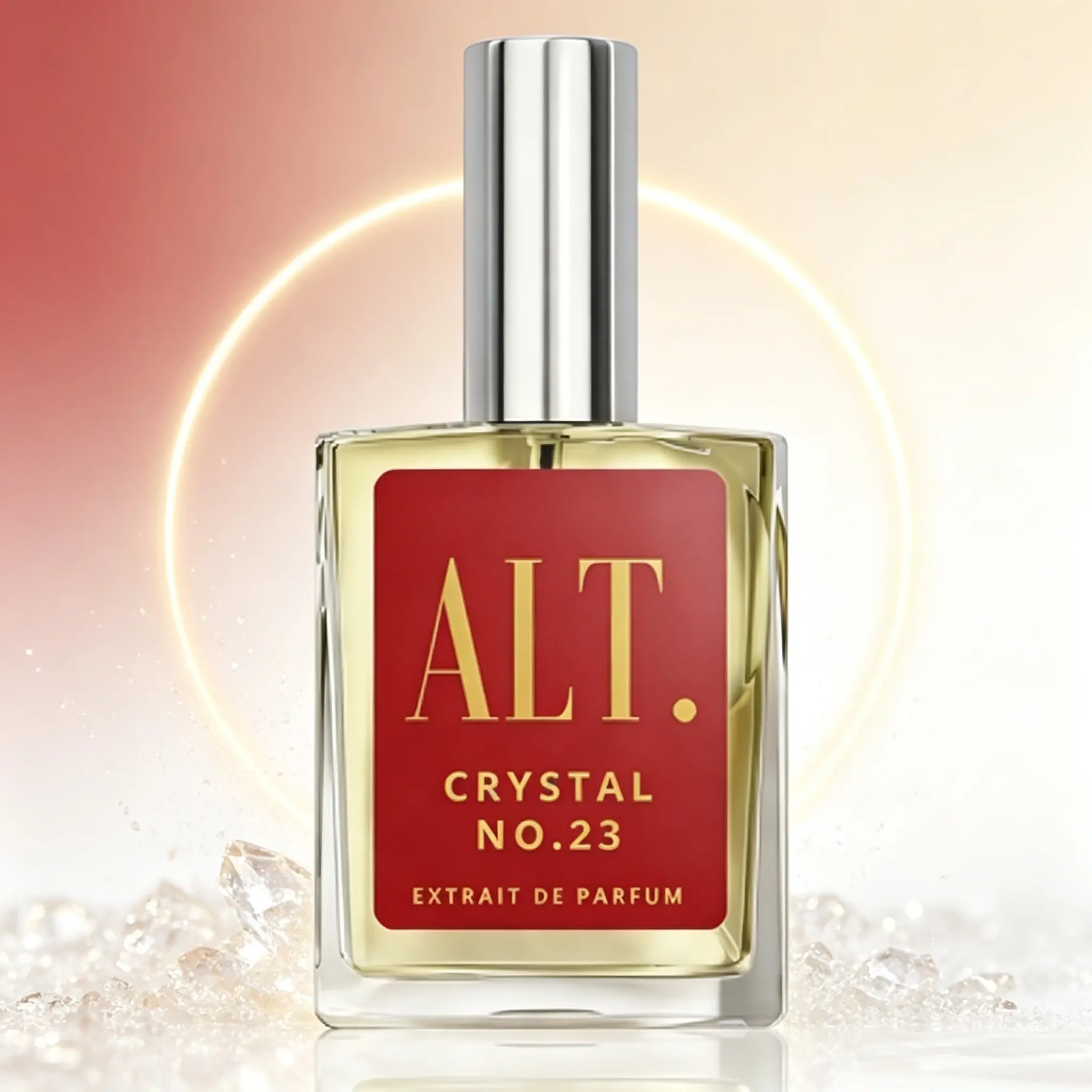 ALT. FRAGRANCES Crystal No.23 Extrait de Parfum | Inspired by Baccarat Rouge 540, Long-Lasting Unisex Fragrance for Men & Women, 60ml
