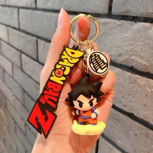 Cartoon Dolls Action Figure Model Bags Pendant Keychain Car Keyring
