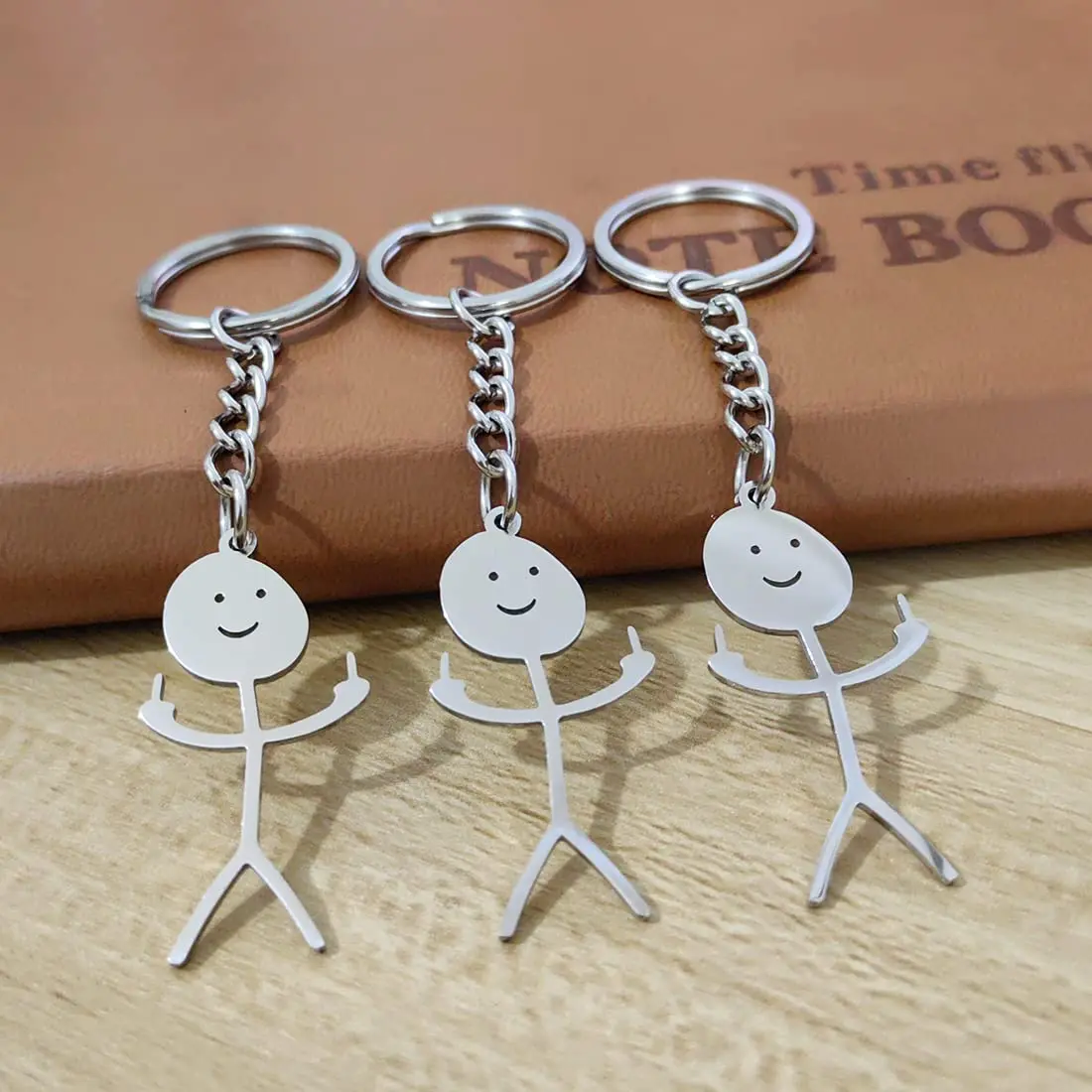 Funny Keychains Gifts For Adults Women Men Middle Finger Gifts For Friend Her Him Cool Stocking Small Birthday Christmas Gifts ﻿