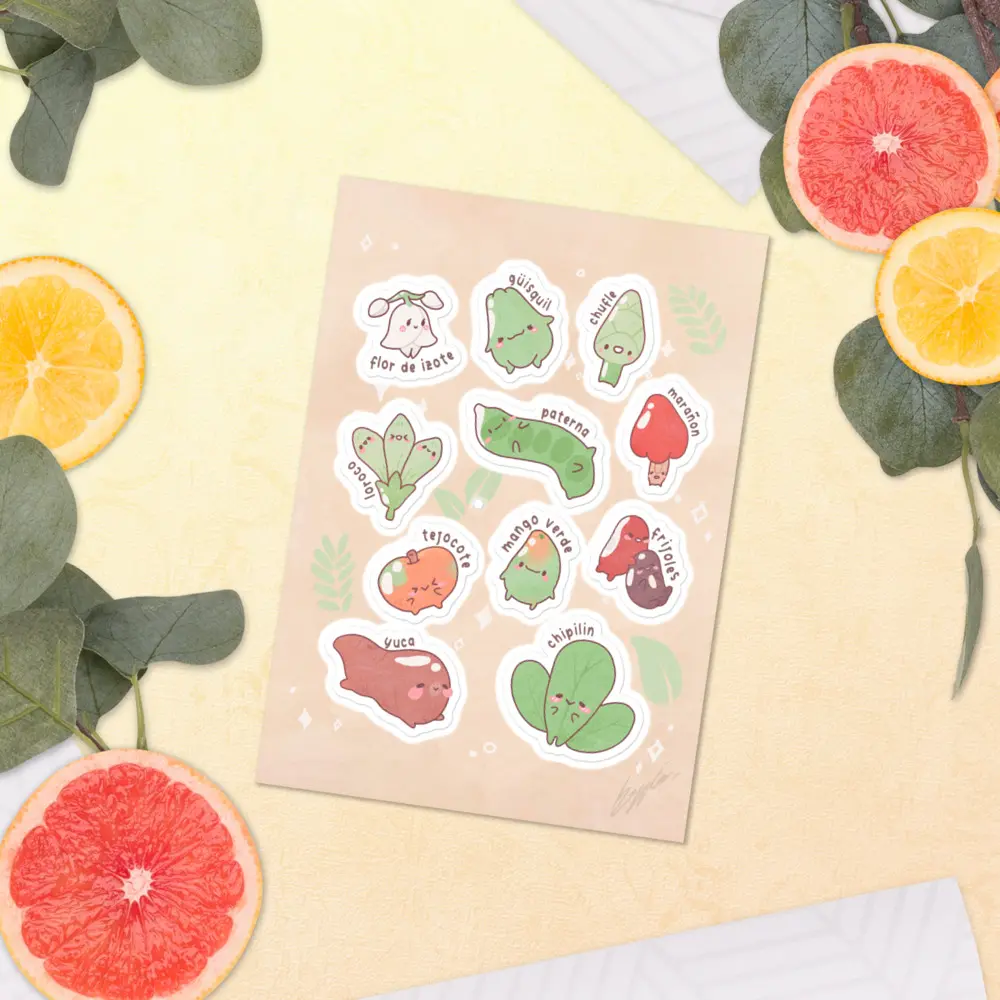 Salvi Fruits & Veggies Sticker sheet