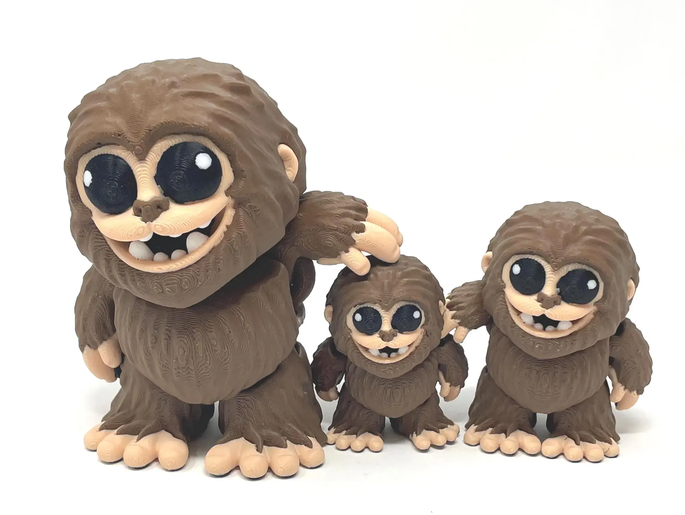 Bigfoot Figurine 3D Print | Sasquatch Statue | Cute Cryptid Decor | Handmade Bigfoot Gift
