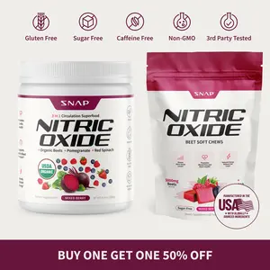 Snap Supplements - Nitric Oxide Berry Powder + Nitric Oxide Beet Chews Snap Supplements - Nitric Oxide Berry Powder + Nitric Oxide Beet Chews