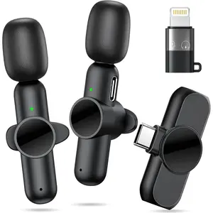 Lavalier Microphone for /iPad/Android Phone, Professional Mini Microphone Plug-Play  Mic for Interview Video Podcast YouTube