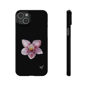 Wildflower Cases - Orchid, Tough Case Protective Cover for iPhone 11-12-13-14-15-16-17 Pro, Pro Max SamSung Galaxy - Durable Protection Floral Simple Classic Trendy Cute Custom Protective
