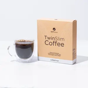 TwinSlim Coffee | Café instantáneo que aumenta tu energía  | 104 mg Cafeína Natural | Promueve tu Bienestar Digestivo | Sin gluten - Sin Azúcar | Ayuda a sentirse satisfecho