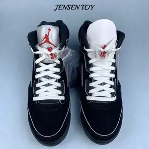 Black Metallic 2025 High-top basketball shoes, black silver men's lace-up outdoor sports shoes, breathable casual running shoes